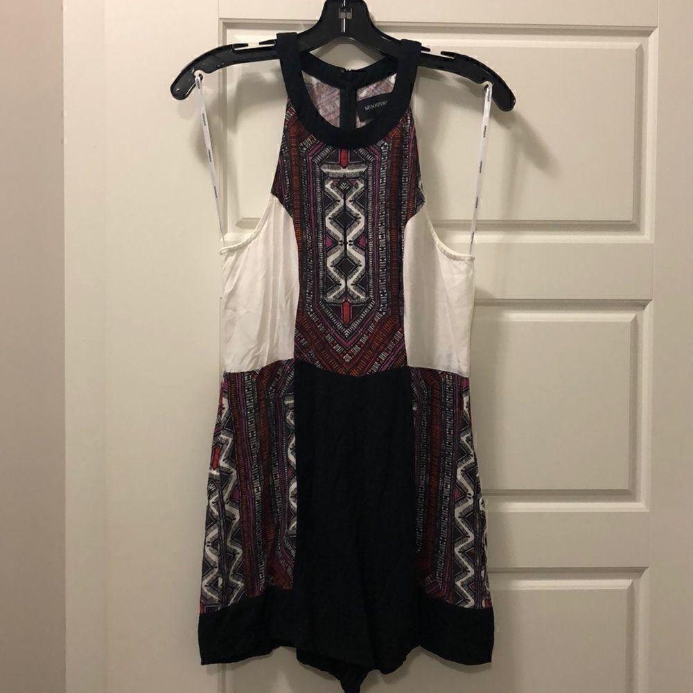 Minkpink pastel neon tribal print romper - Picture 5 of 5